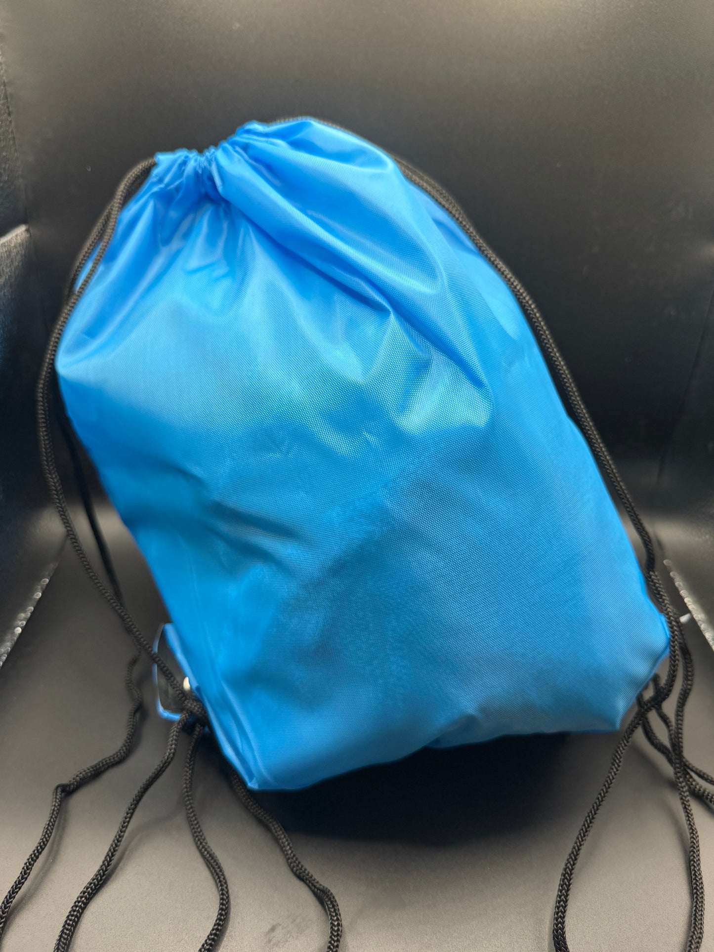 Blue Polyester Tote Bag