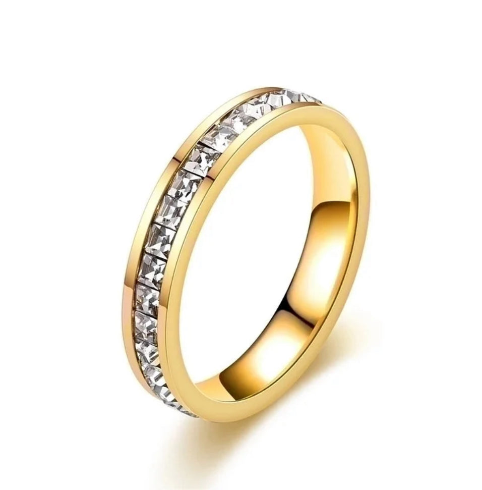 Studded Stainless Steel Ring