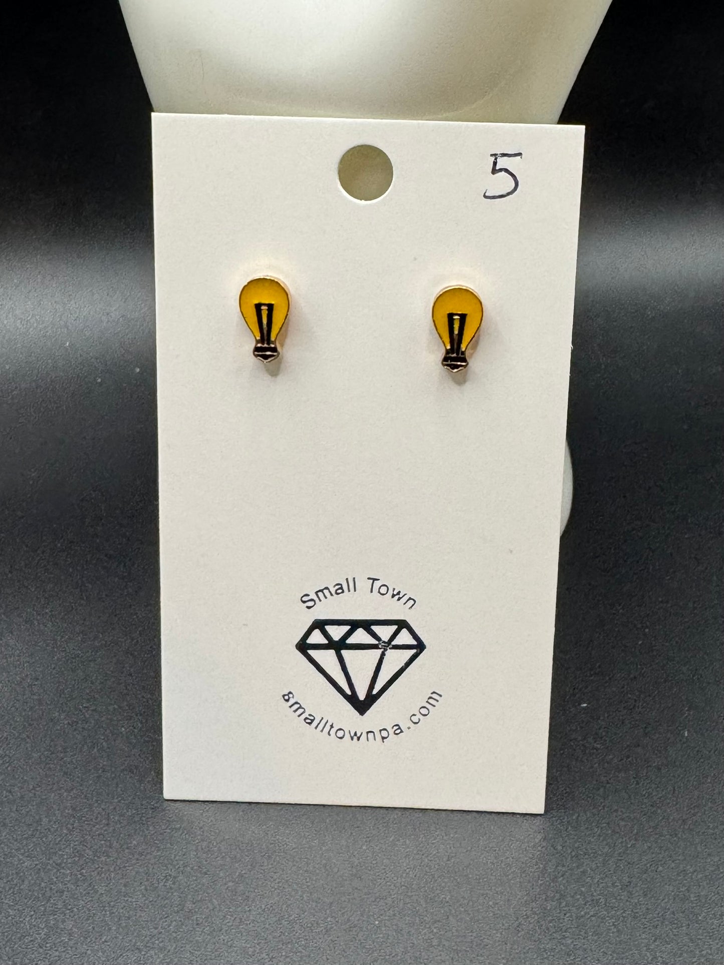 Light Bulb Stud Earrings