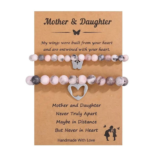 Mother Daughter Butterfly Bracelet