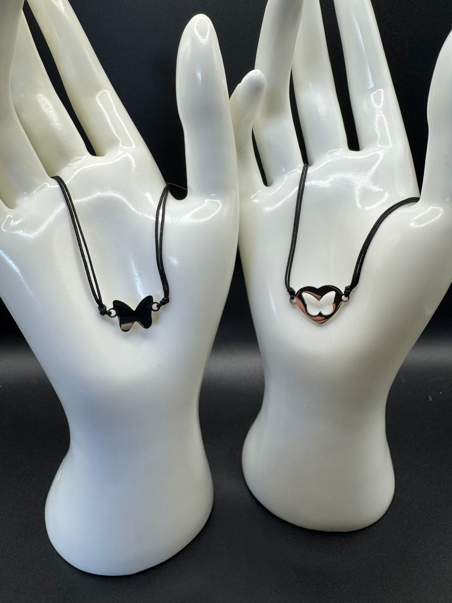 Mother Daughter Rope Butterfly Bracelets