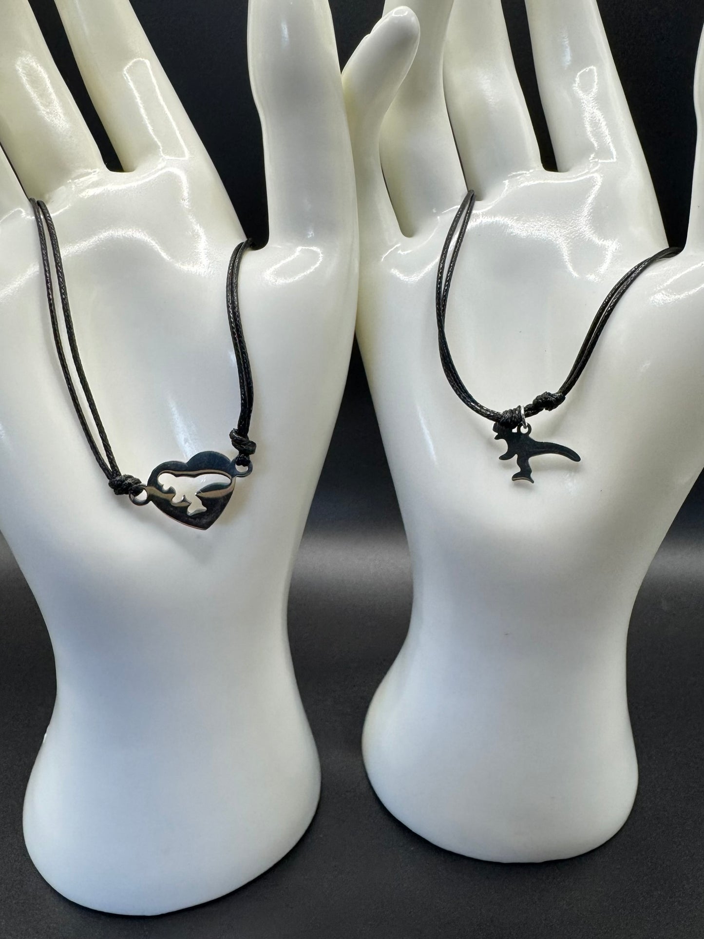 Mother Son/Daughter Rope Tyrannosaurus Bracelets
