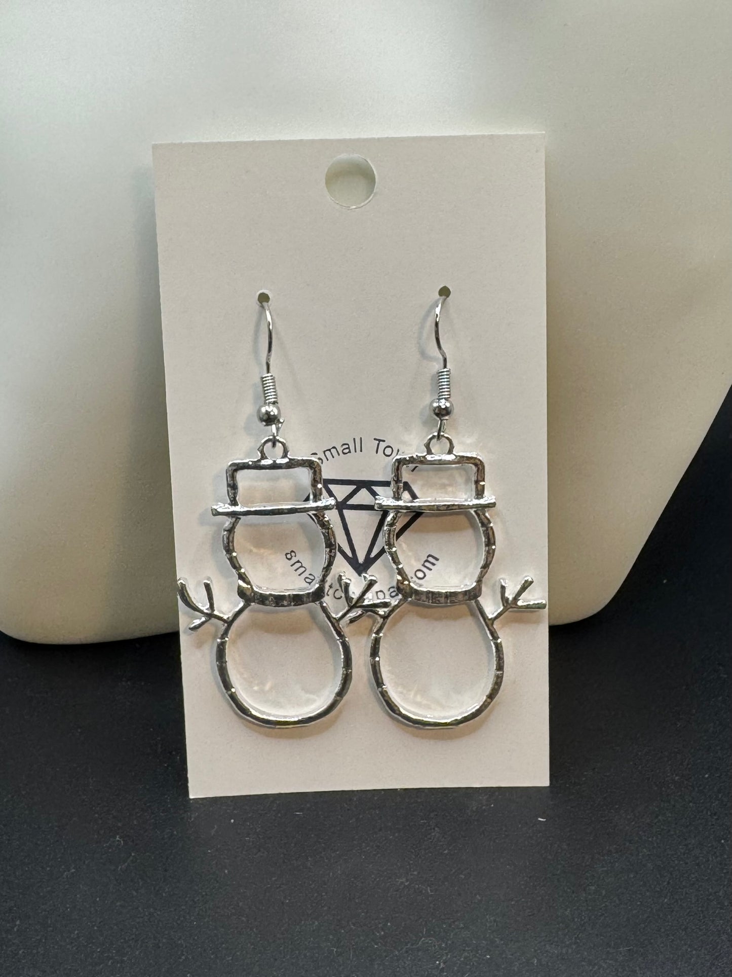 Pure 925 Sterling Silver Snowman