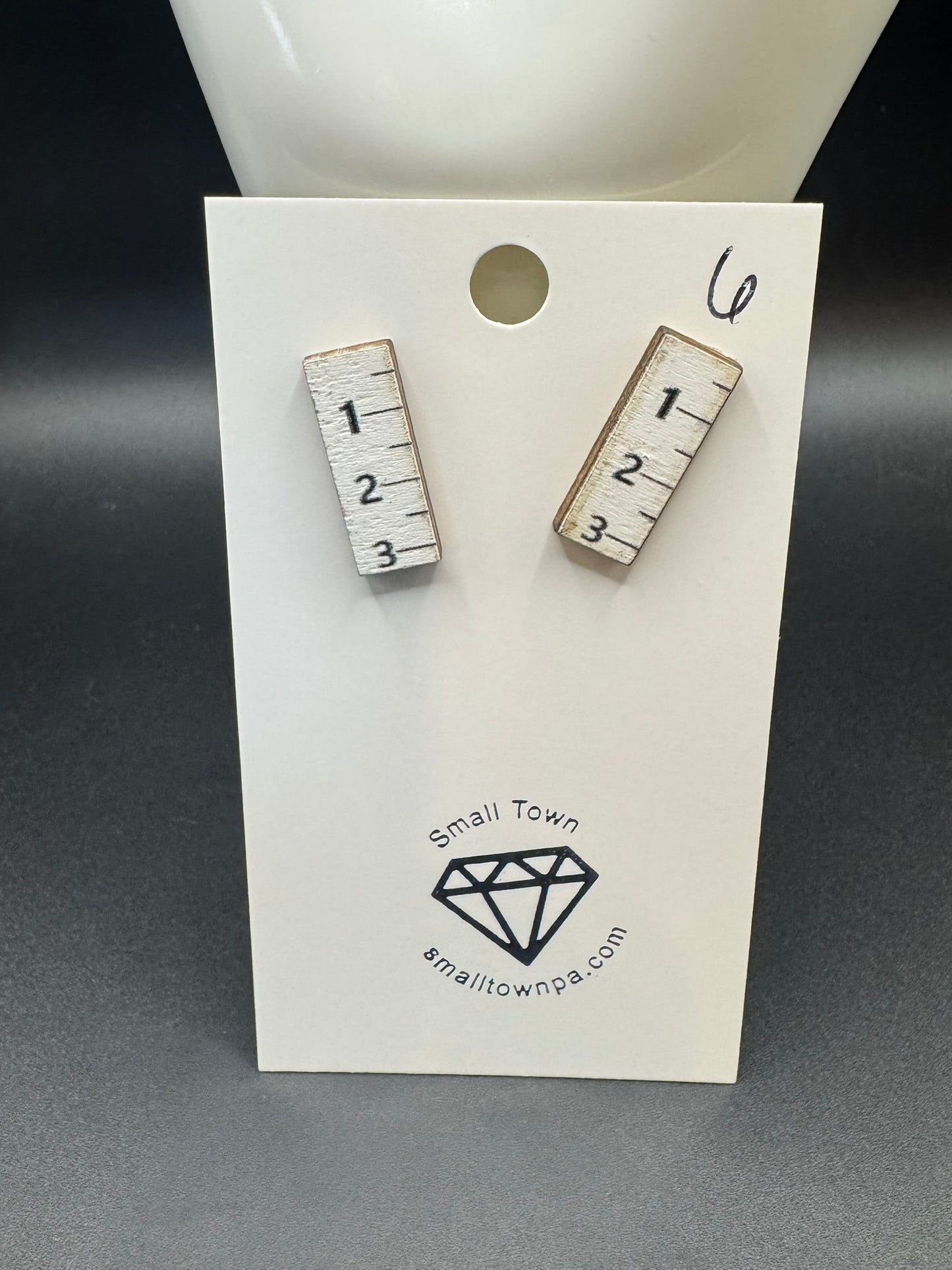 Ruler Stud Earrings