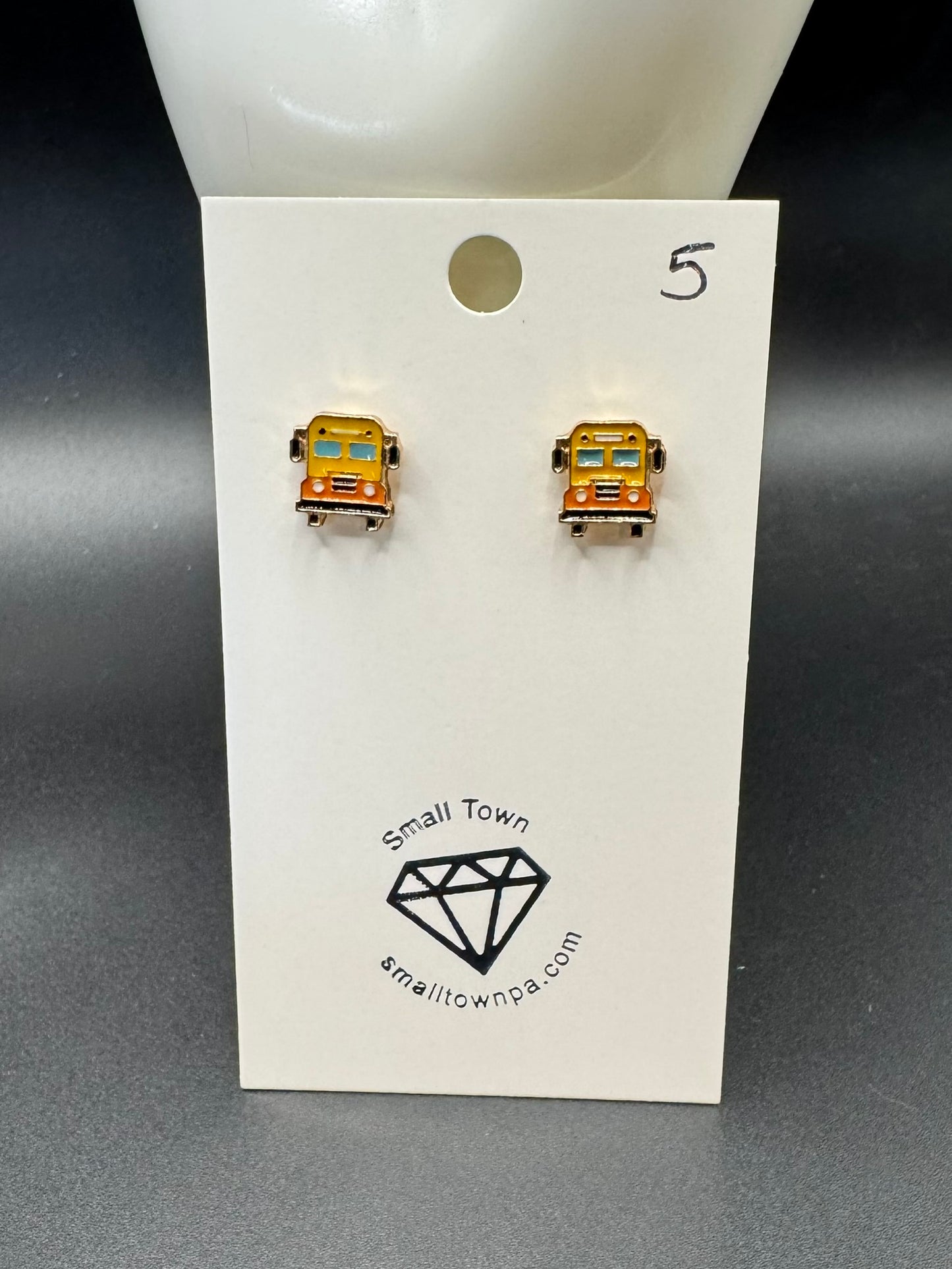 School Bus Stud Earrings