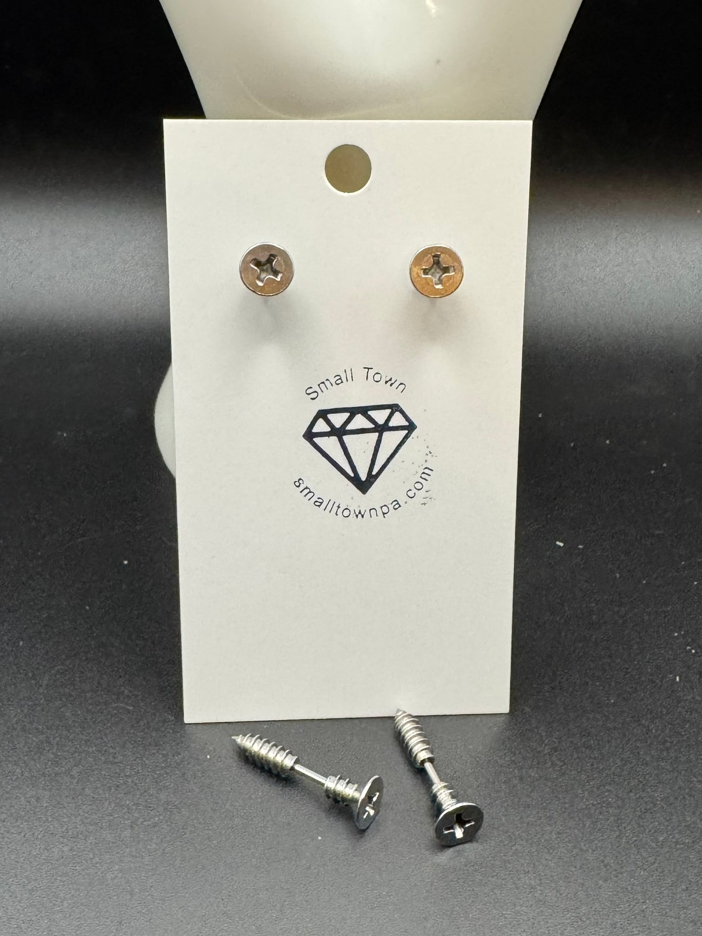 Screw Stud Earrings