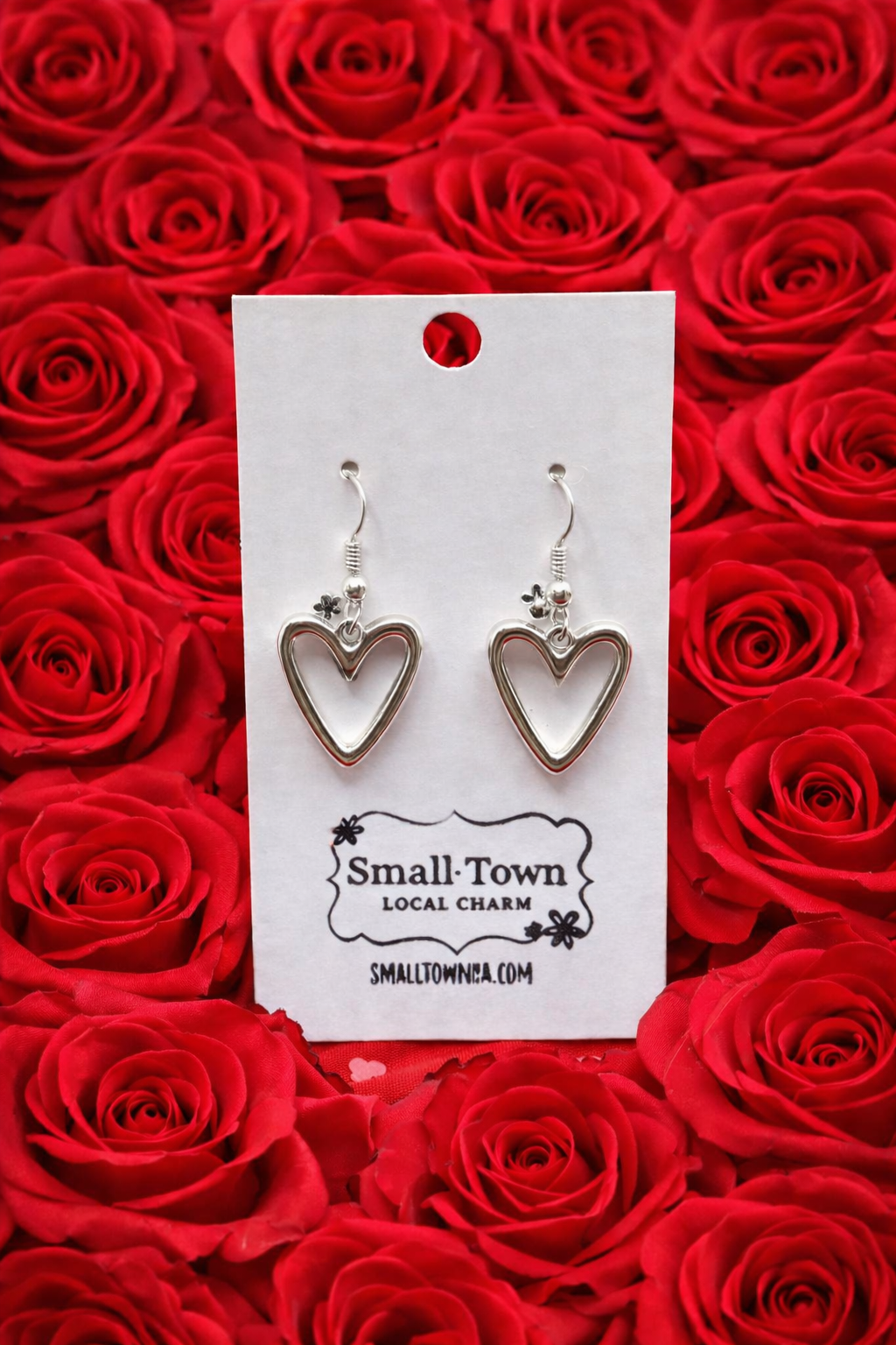 Stainless Steel Heart Earrings