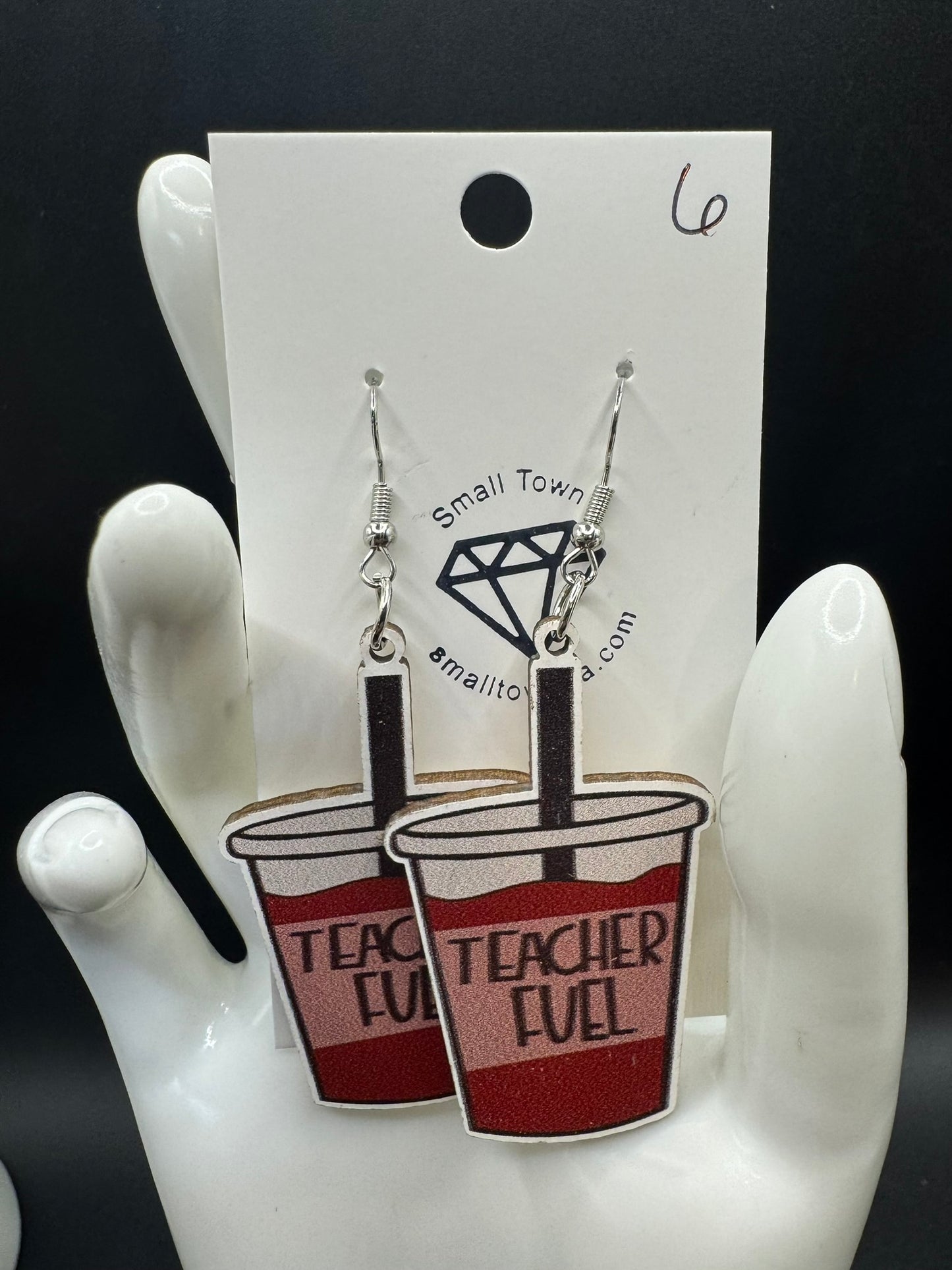 Teacher Fuel Dangle Earrings