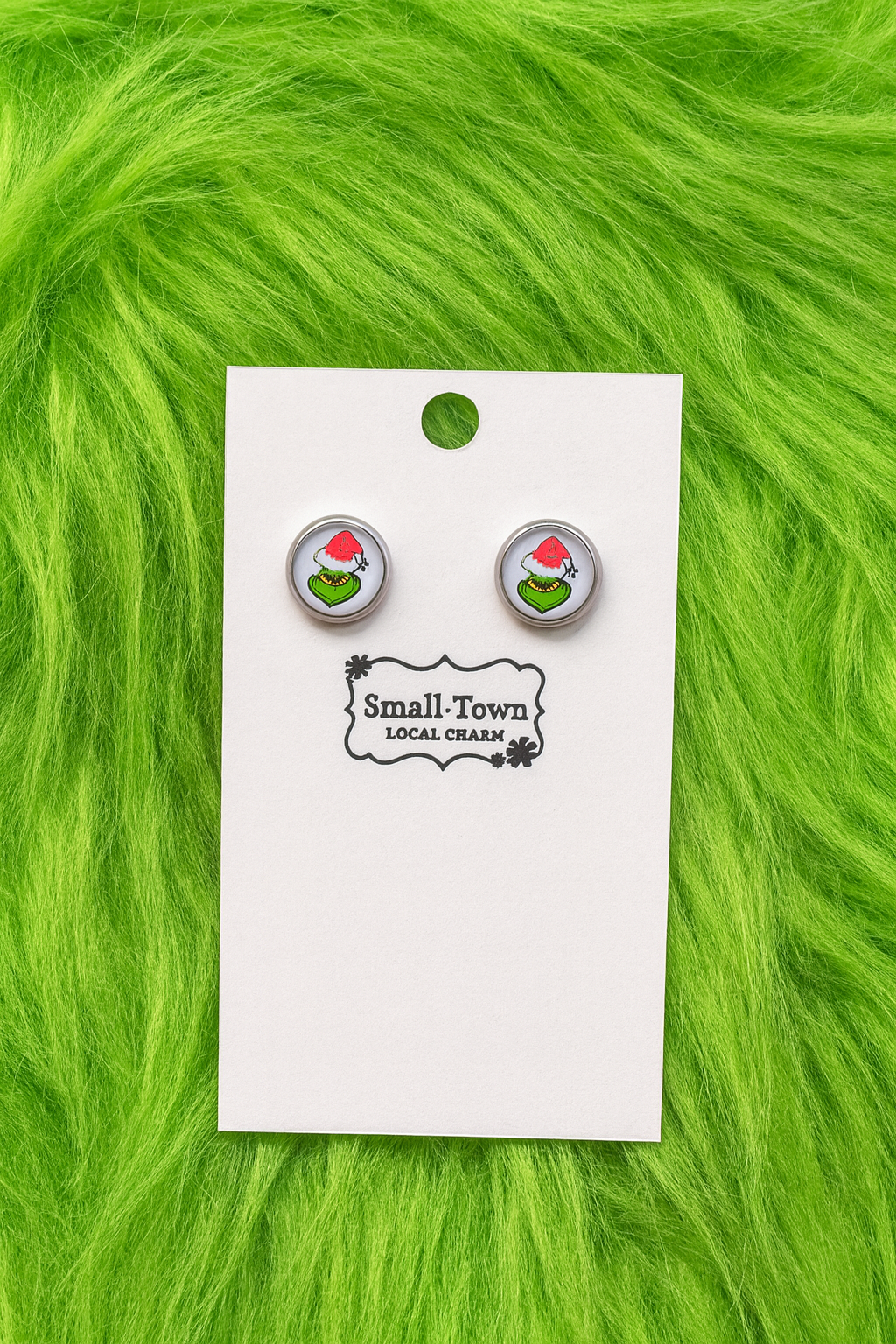 The Grinch Stud Earrings