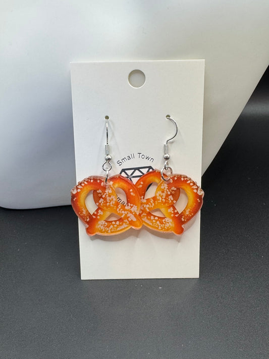 Pretzel Dangle Earrings