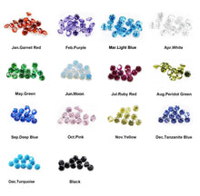 Load image into Gallery viewer, sage // birthstone earrings
