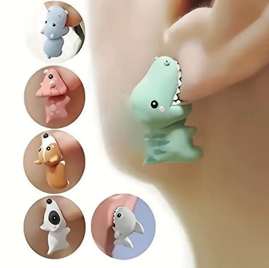 Animal Bite Stud Earrings