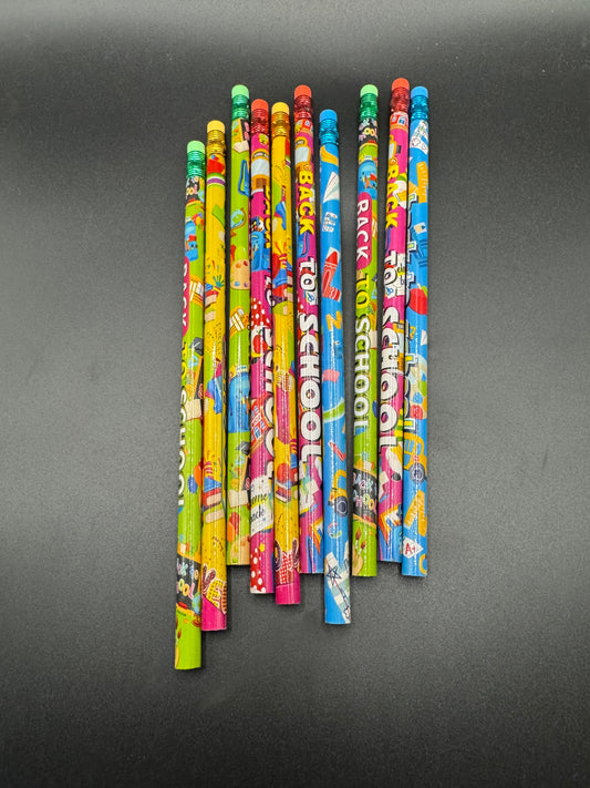 Back to School Pencils (Sold in packs of 10)