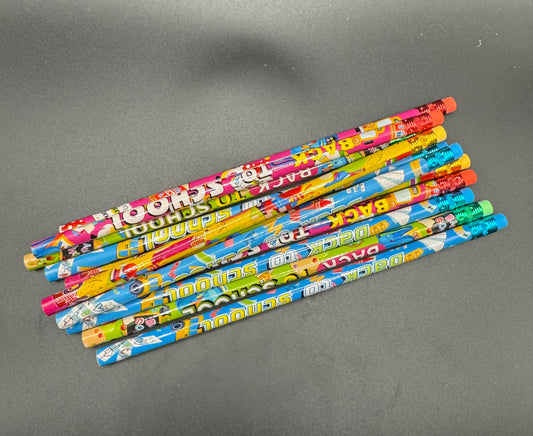 Back to School Pencils (Sold in packs of 10)