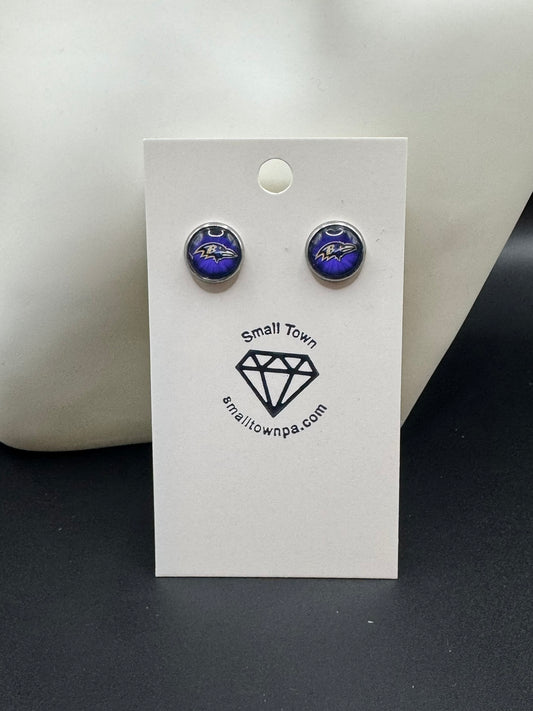 Baltimore Ravens Stud Earrings