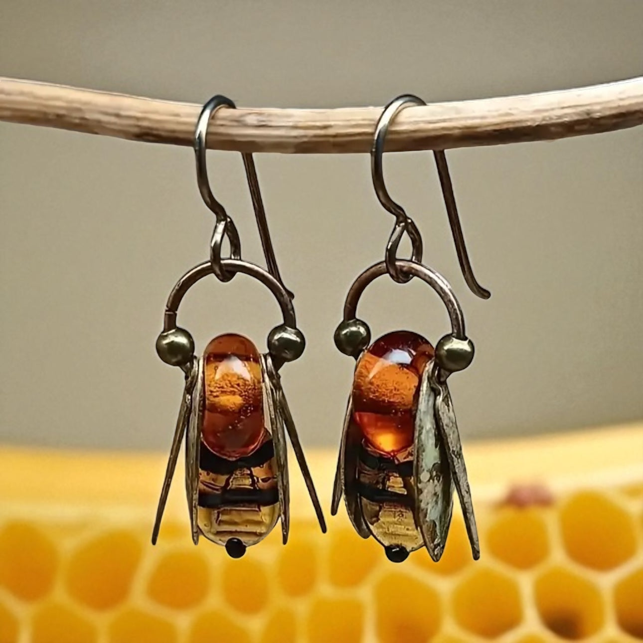 Bee Dangle Earrings