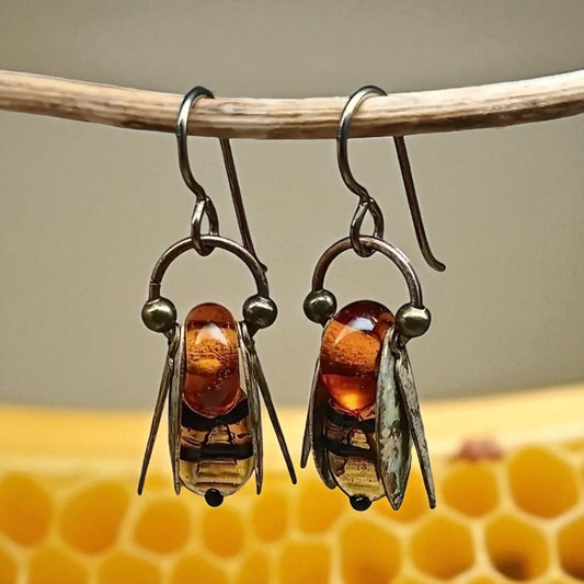Bee Dangle Earrings