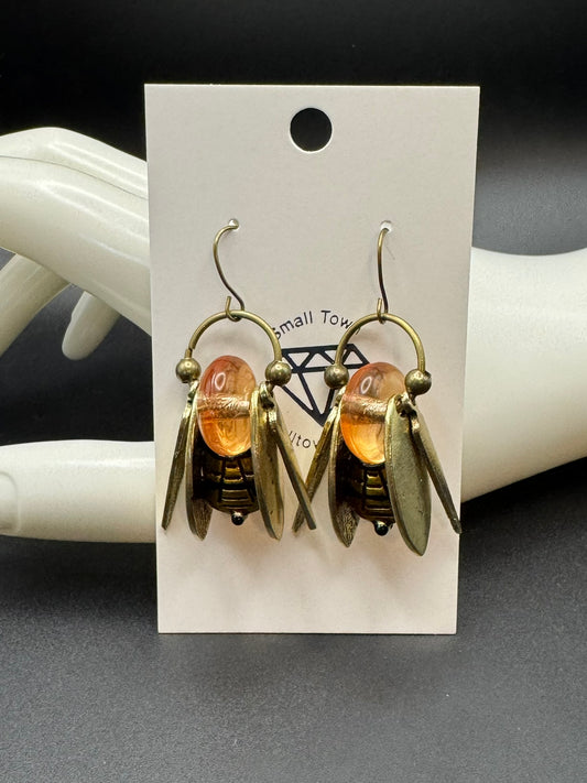 Bee Dangle Earrings