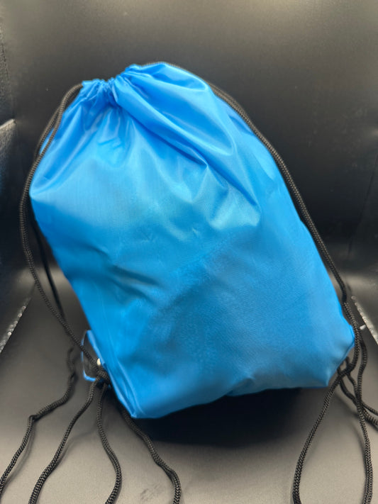Blue Polyester Tote Bag