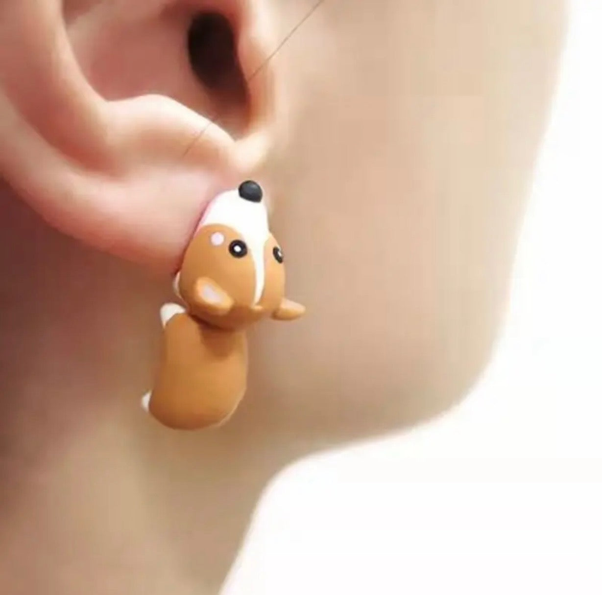 Animal Bite Stud Earrings