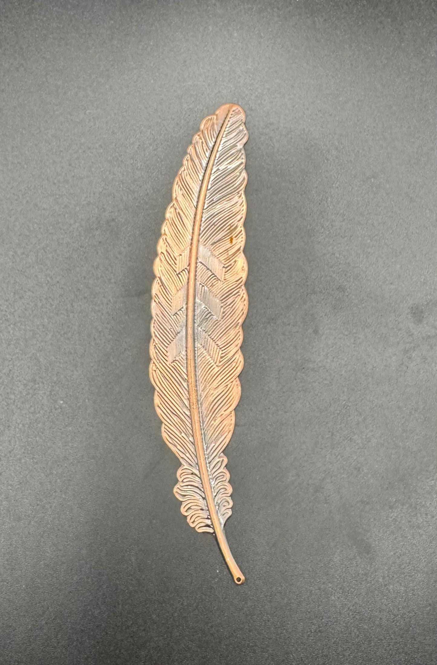 Copper Feather Bookmark