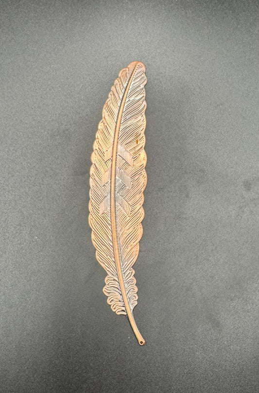 Copper Feather Bookmark
