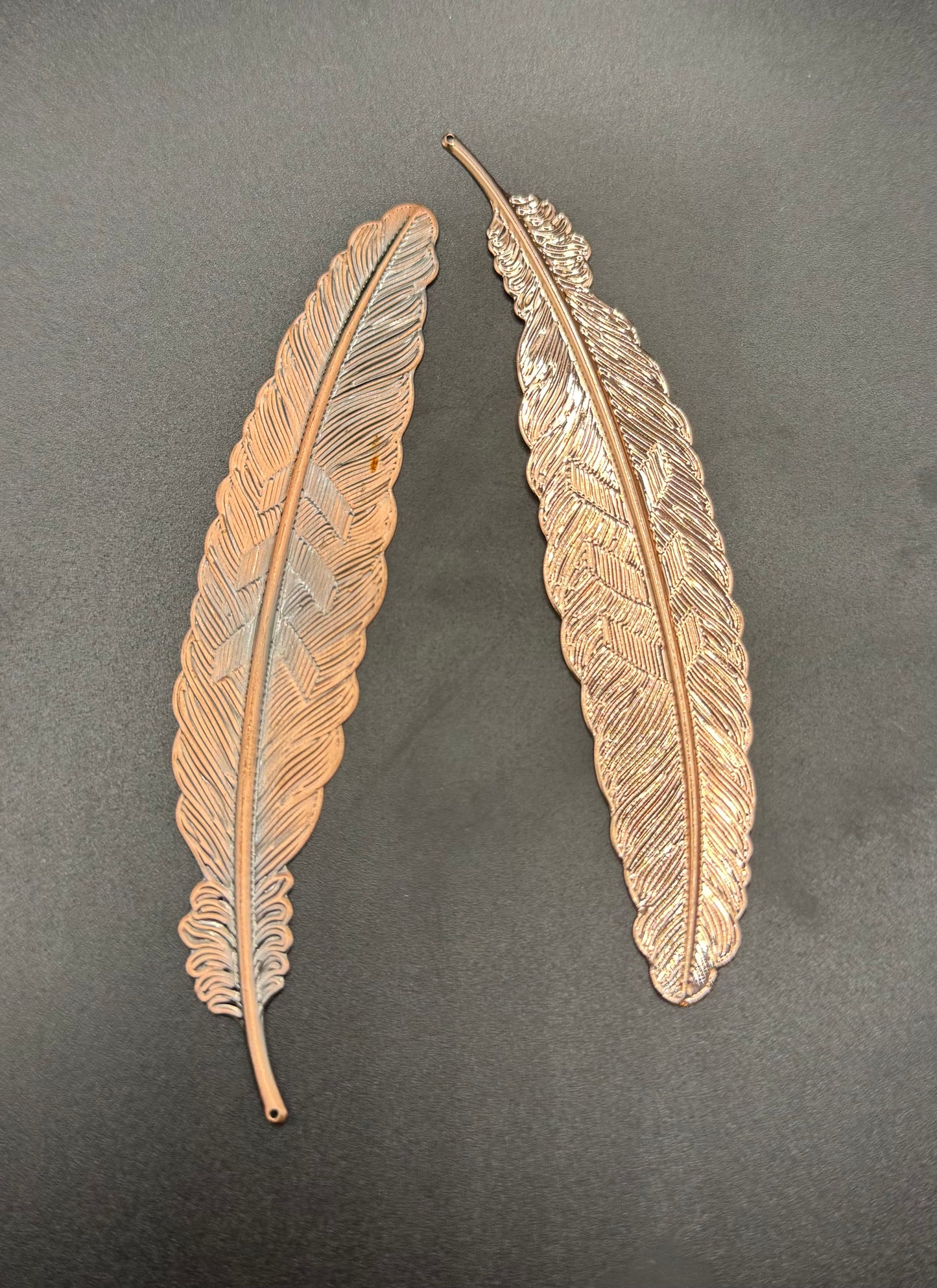 Copper Feather Bookmark