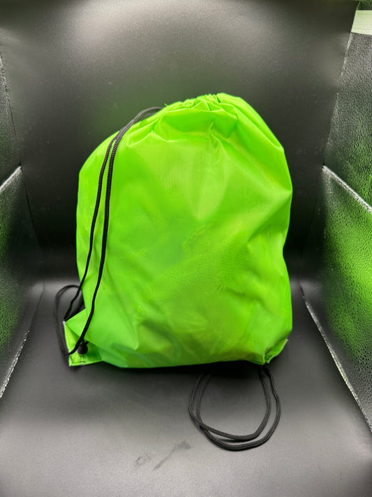 Fluorescent Green Polyester Tote Bag
