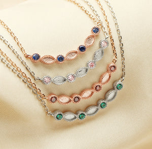 juliette // birthstone necklace