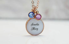 Load image into Gallery viewer, always with me // birthstone necklace
