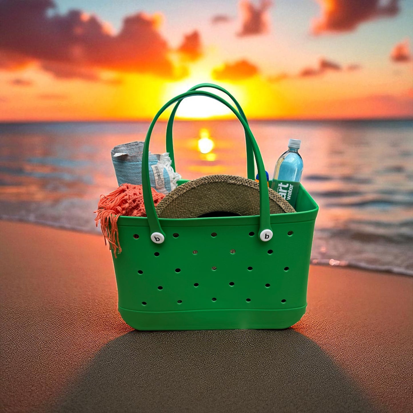 Green Bogg Tote Bag