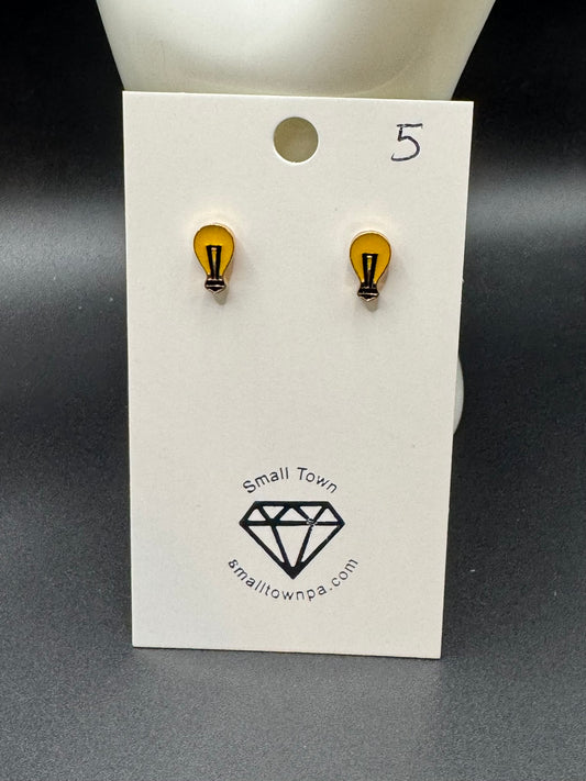Light Bulb Stud Earrings