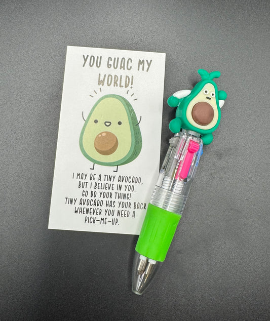 Mini Avocado Pen and Card
