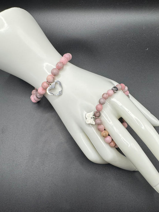 Mother Daughter Butterfly Bracelet