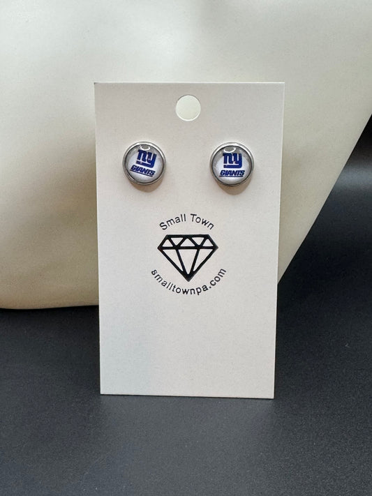 New York Giants Stud Earrings