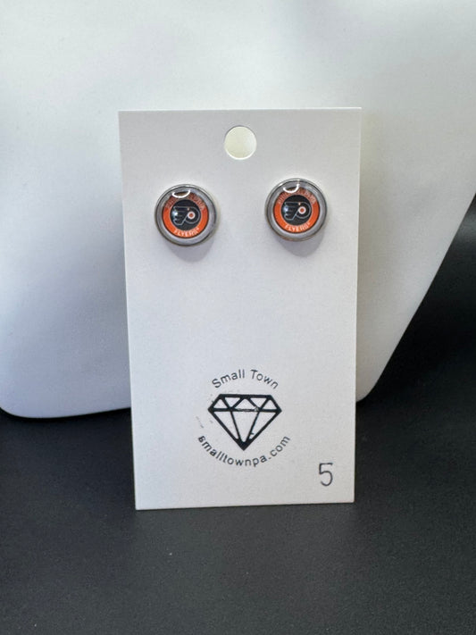 Philadelphia Flyers Stud Earrings