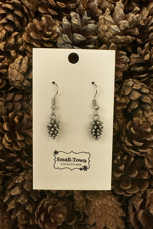 Pinecone Dangle Earrings