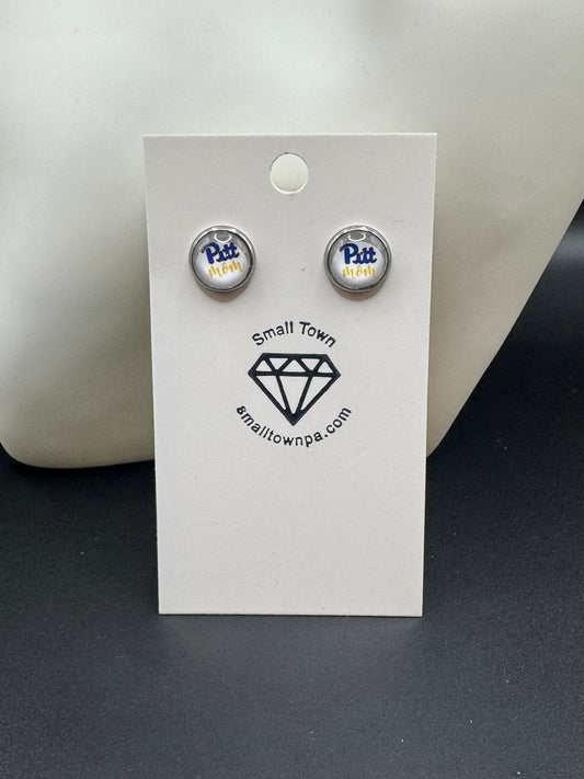 Pitt Mom Stud Earrings