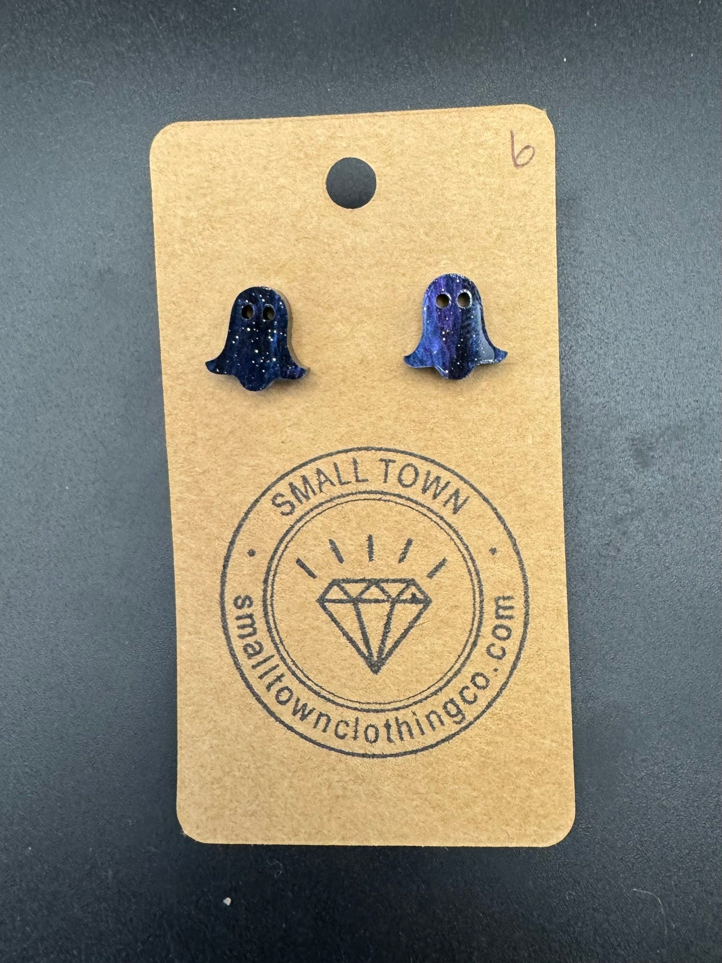 Starry Night Ghost Studs