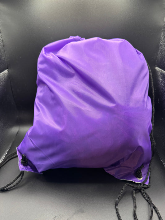 Purple Polyester Tote Bag