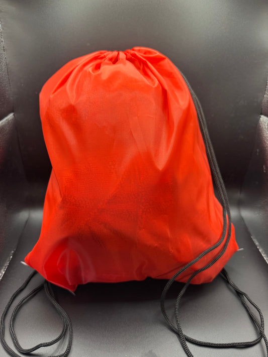 Red Drawstring Gym Bag