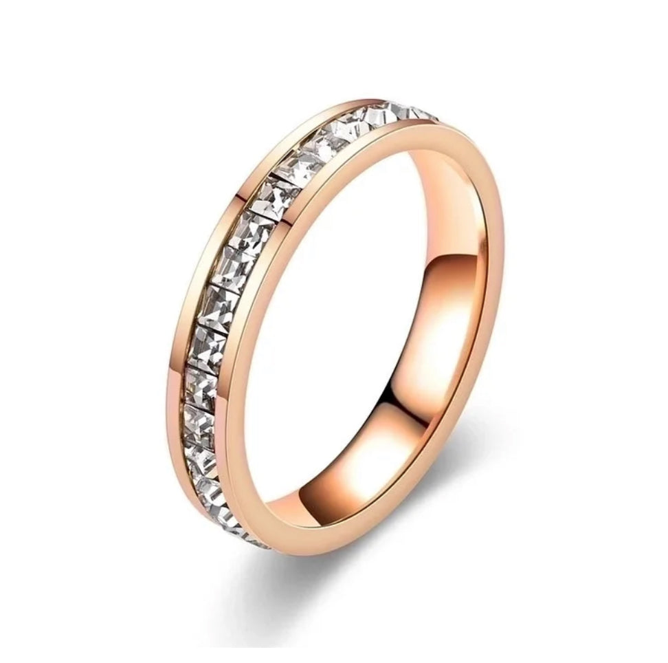 Studded Stainless Steel Ring