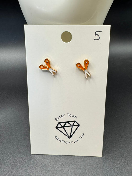 Scissor Stud Earrings