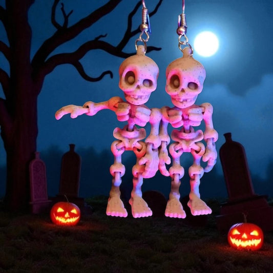 Skeleton Dangle Earrings