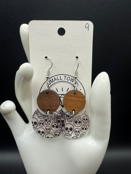 Skull Dangle Earrings