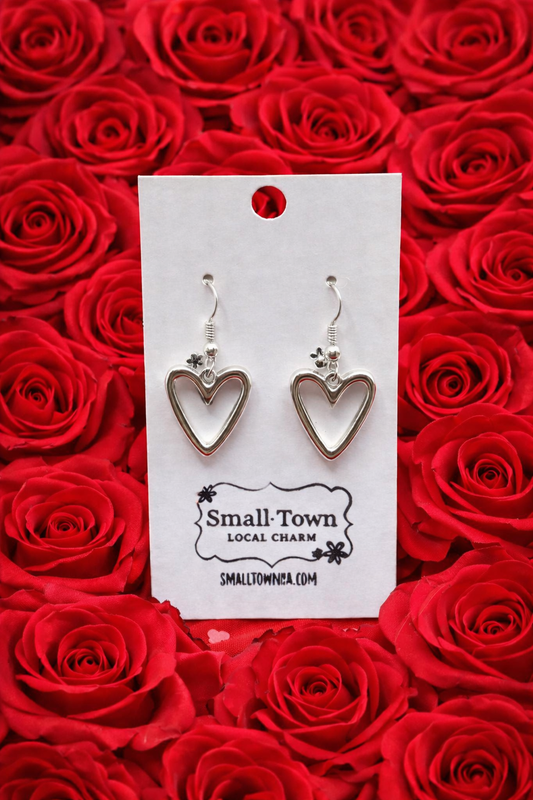 Stainless Steel Heart Earrings