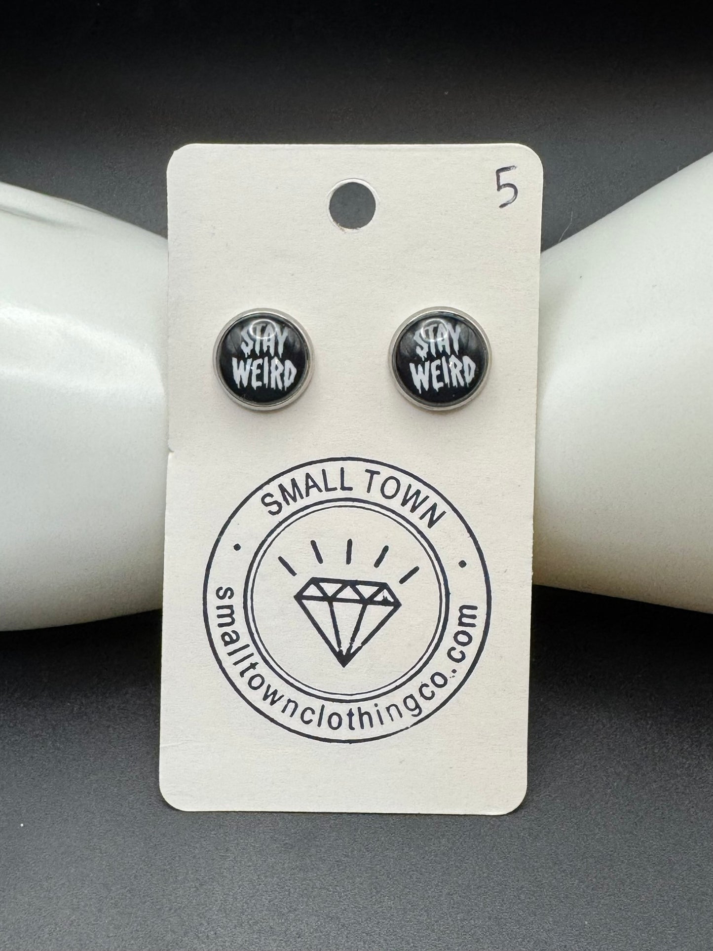 Stay Weird Stud Earrings
