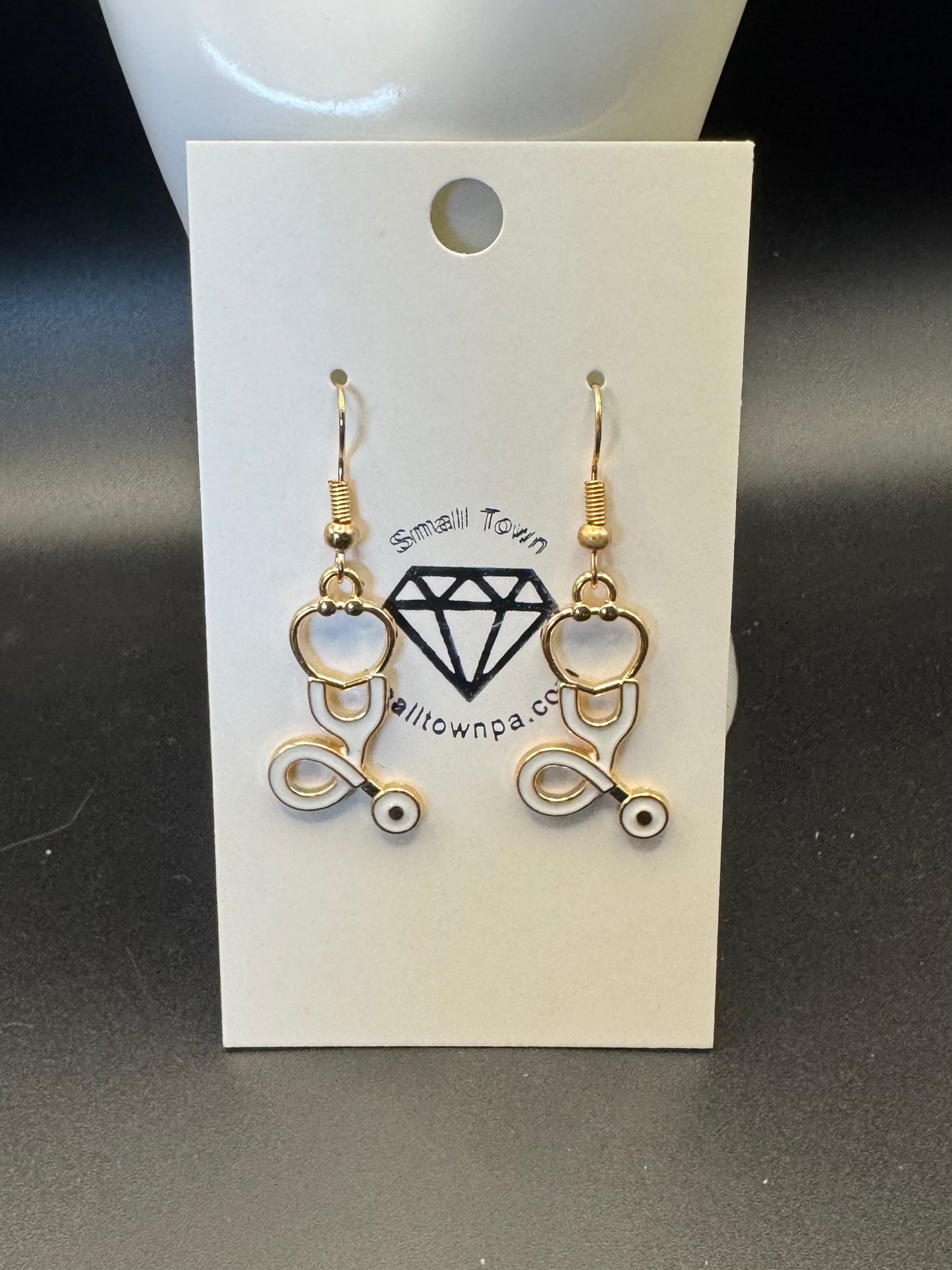 Stethoscope Dangle Earrings