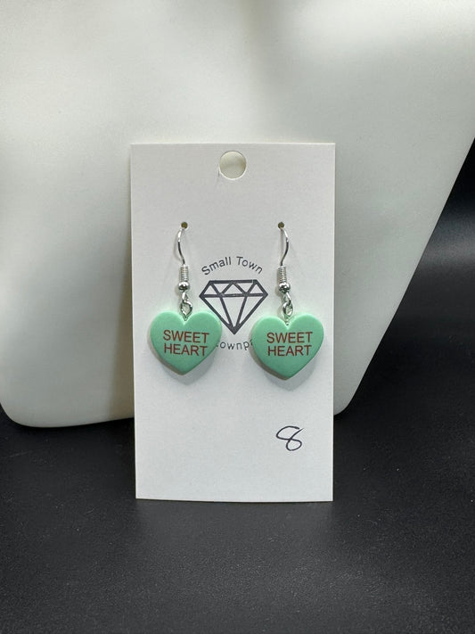 Hug Me Sweethearts Conversation Candy Dangles