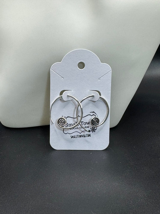 Twisted Hoop Earrings